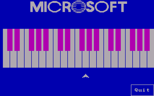 Microsoft Mouse 6 - Piano